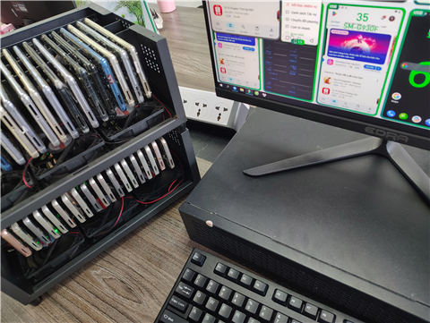 Ảnh Lắp Đặt Box Phone Farm Tại Đường Kim Giang – Hoàng Mai